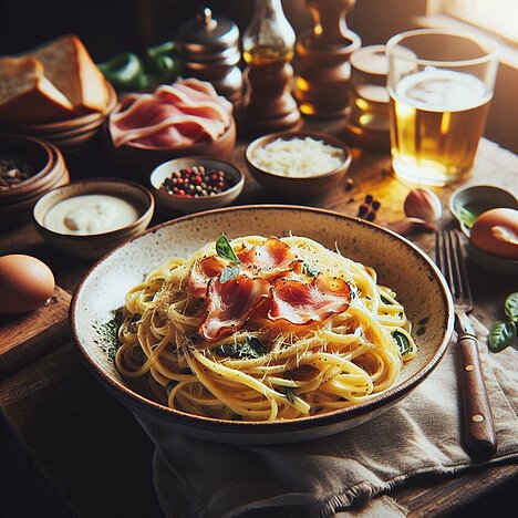 Een weergave van Carbonara