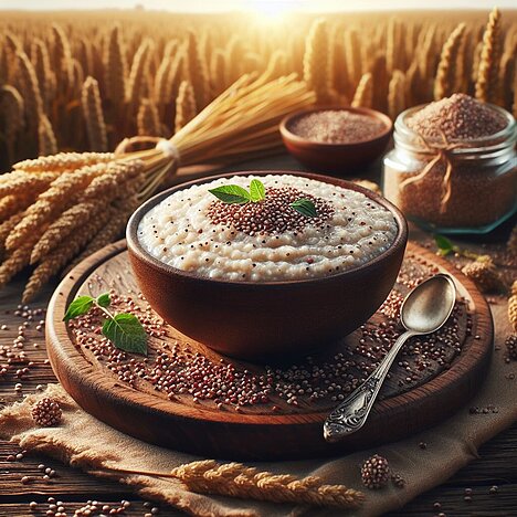 A representation of Amaranth porridge
