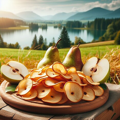 A representation of Pear chips