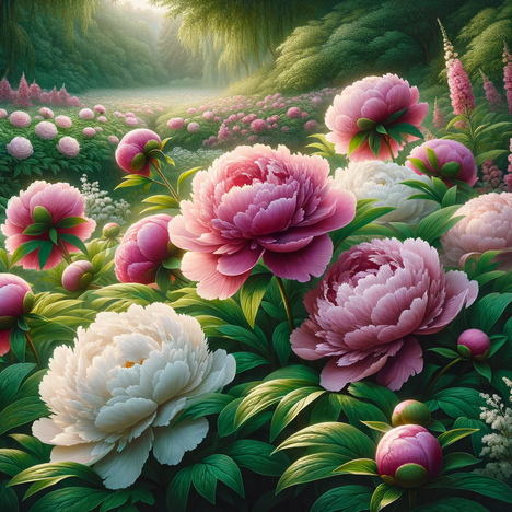 A representation of Peonies