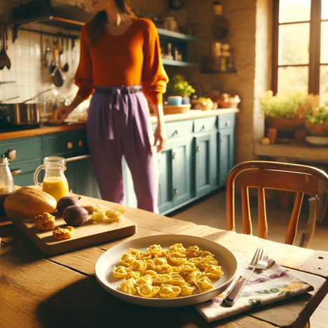 Een weergave van Tortellini