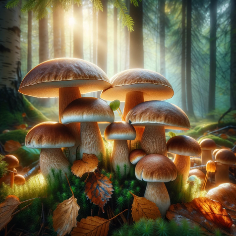 A representation of Common birch mushroom