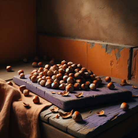 A representation of Hazelnut shells