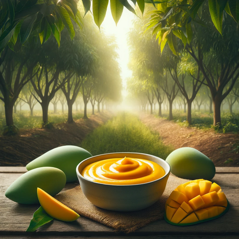 A representation of Mango puree