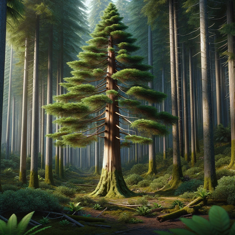 A representation of Common Douglas fir