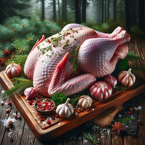 A representation of Turkey meat