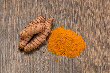 A representation of Turmeric root