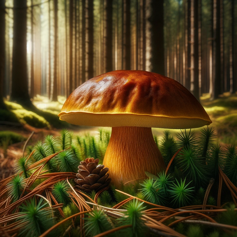 A representation of Golden boletus