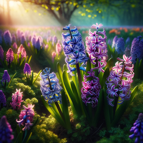 A representation of Hyacinths