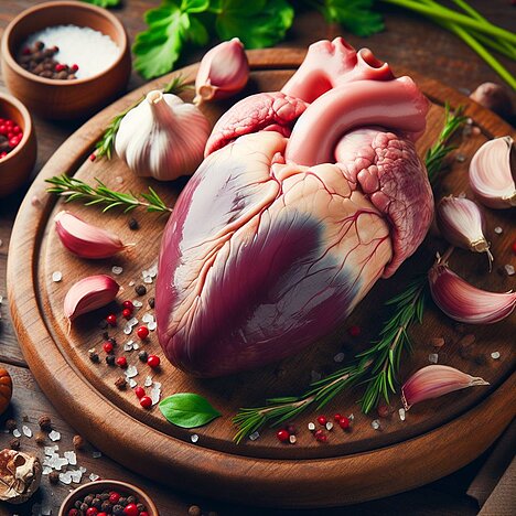 A representation of Pig hearts