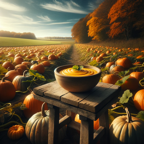 A representation of Pumpkin puree
