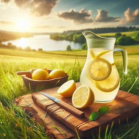 A representation of Lemon juice