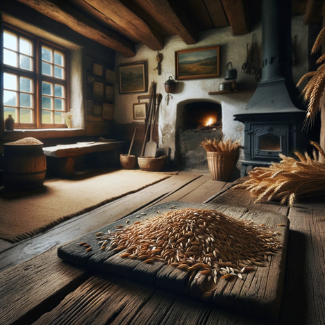 Une représentation de Paille de céréales