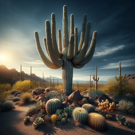 Een weergave van Saguaro