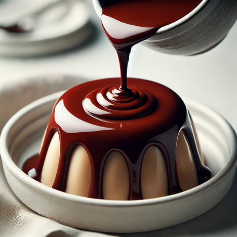 A representation of Chocolate sauce