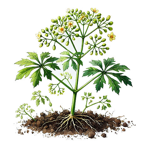 A representation of Opopanax hispidus