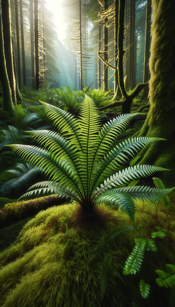 A representation of Ribbed fern