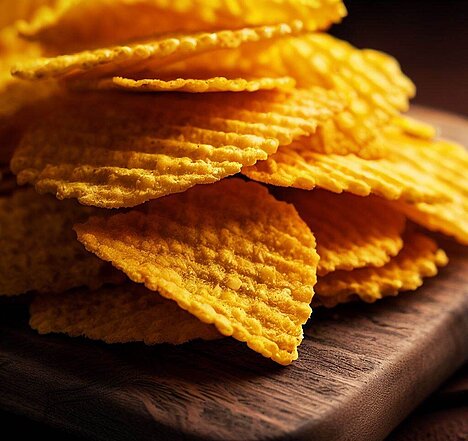A representation of Corn chips