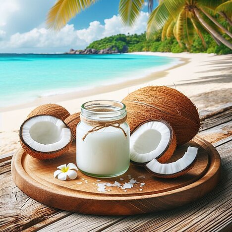Een weergave van Kokosolie