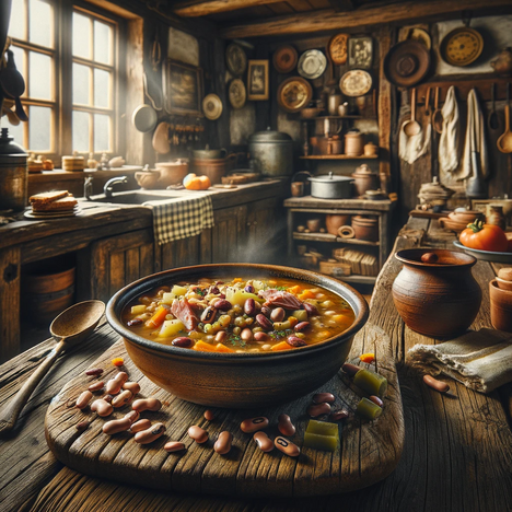 A representation of Bean soup