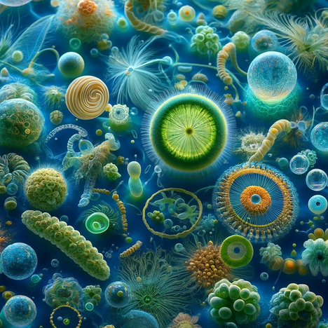 Een weergave van Fytoplankton