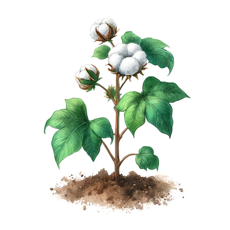 A representation of Cotton plant