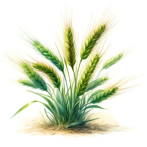 A representation of Barley grass