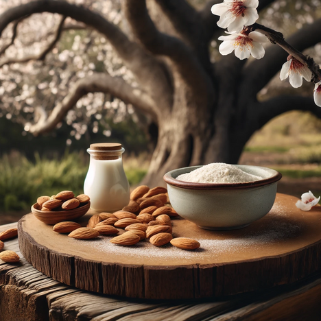 A representation of Almond protein