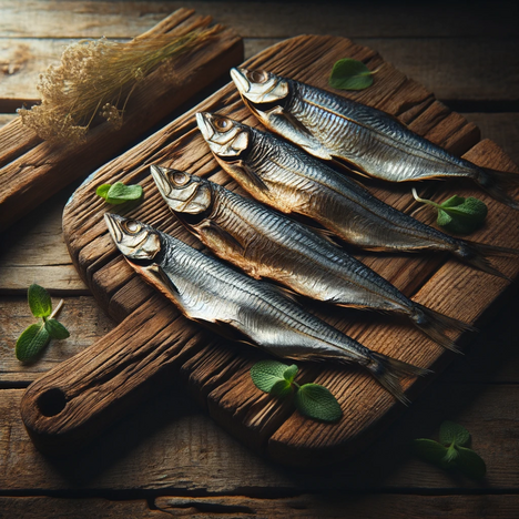 A representation of Dried herring