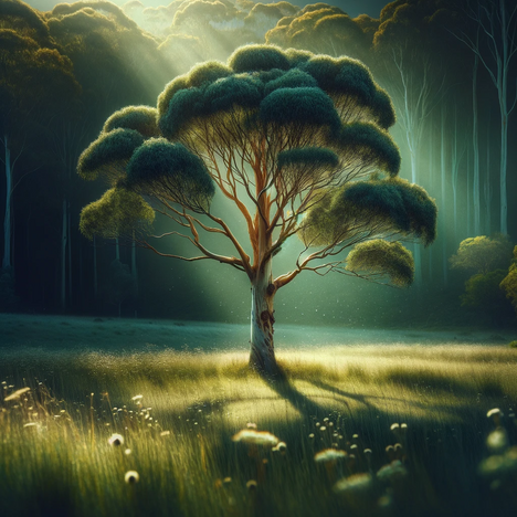 A representation of Eucalyptus tree
