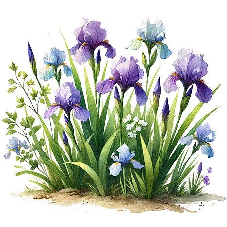 Una representación de Irises