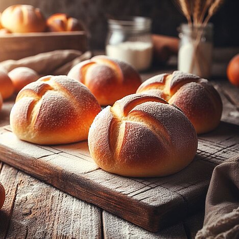 A representation of Bread roll