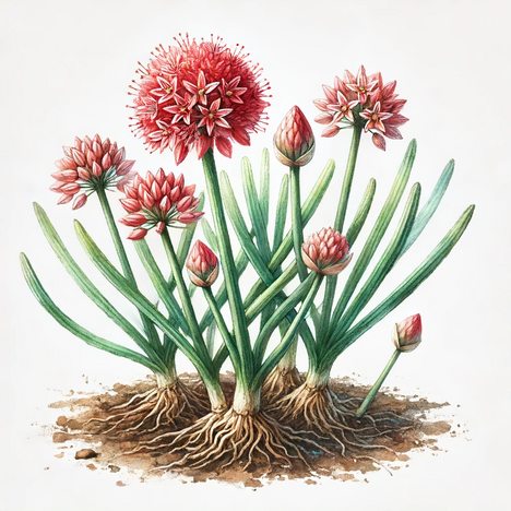 Een weergave van Scadoxus multiflorus