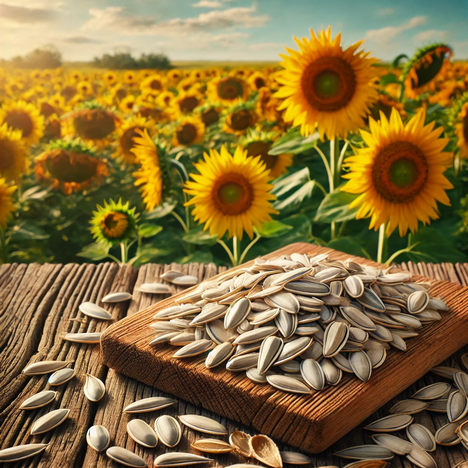 A representation of Sunflower seed husks