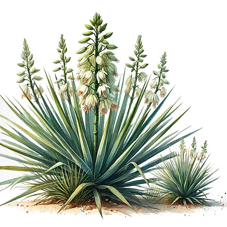 Een weergave van Yucca-wortelextract