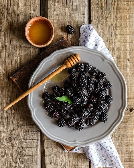 A representation of Blackberries