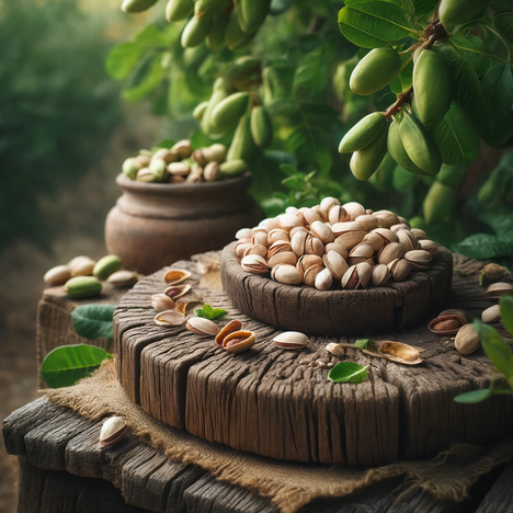 A representation of Pistachio shells