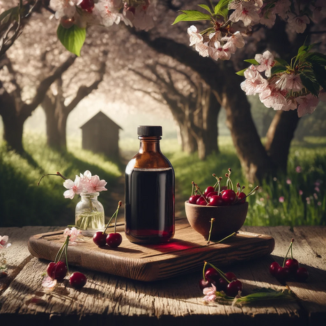 A representation of Cherry extract