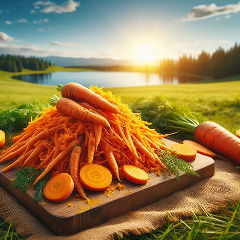 A representation of Carrot pomace