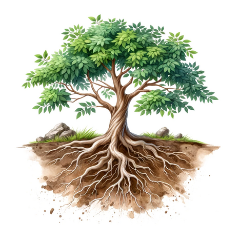 Een weergave van Sandelhoutboom