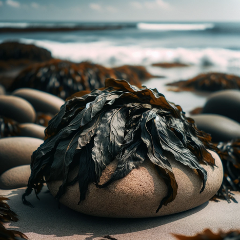 A representation of Dried seaweed