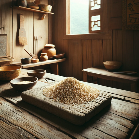 Reprezentacja Płatki quinoa