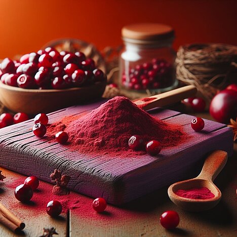 A representation of Cranberry powder