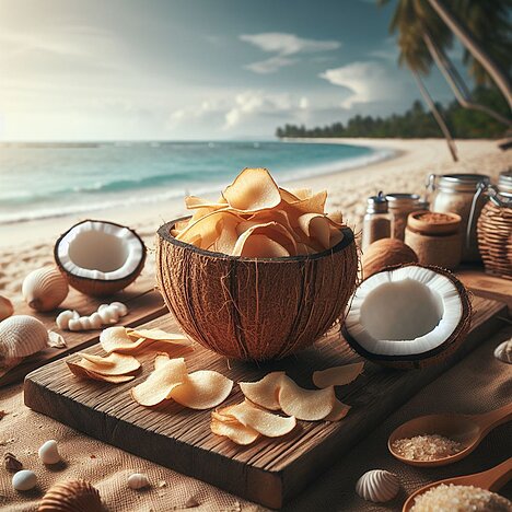 A representation of Coconut chips