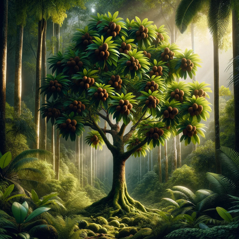 Una representación de Manzano