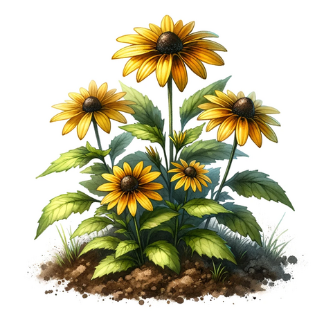 Een weergave van Rudbeckia