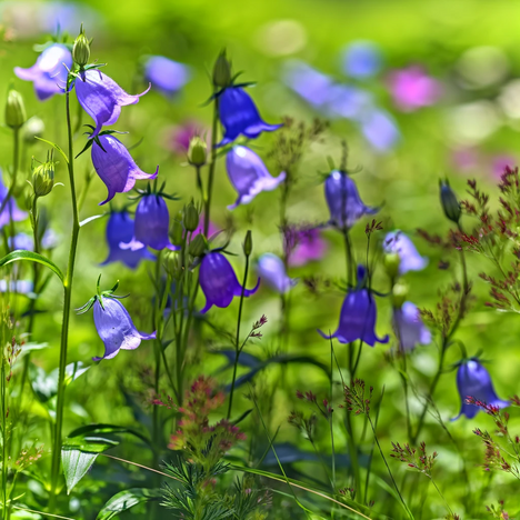 Een weergave van Bluebells