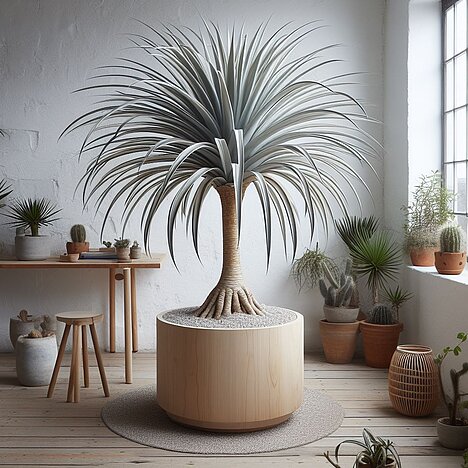 A representation of Ponytail Palm