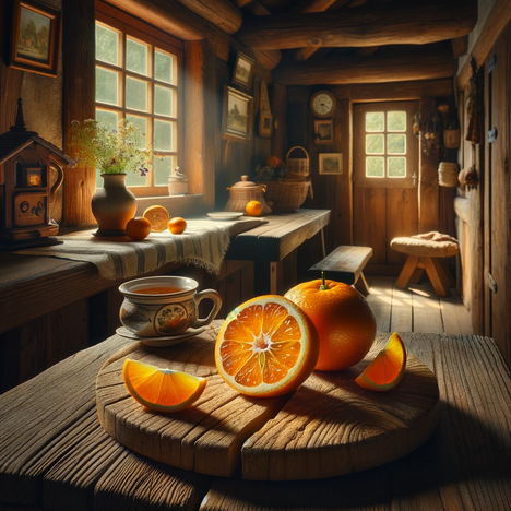 Een weergave van Calamondin-sinaasappel