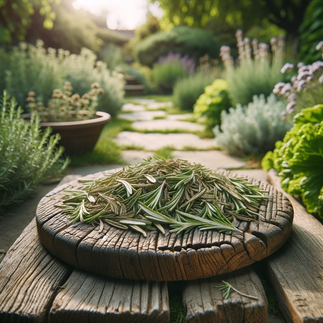 A representation of Dried rosemary